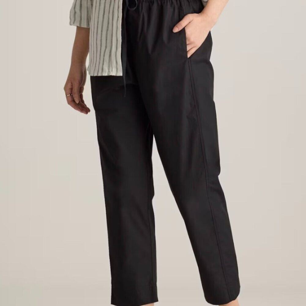 NWT- Quince 100% Organic Cotton Poplin Pants